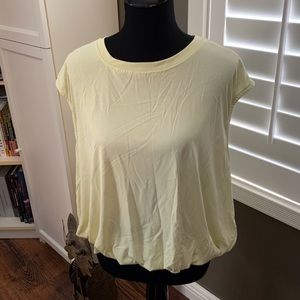 Anthropologie Bubble Hem Top